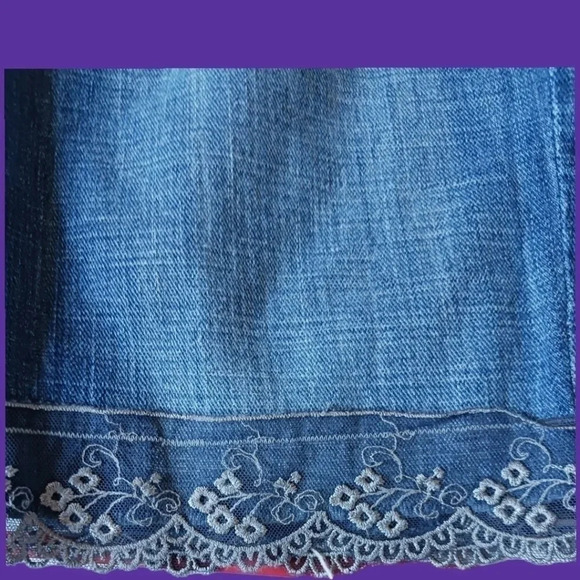 Lucky brand lace bermuda jeans short size 26 - Picture 5 of 8